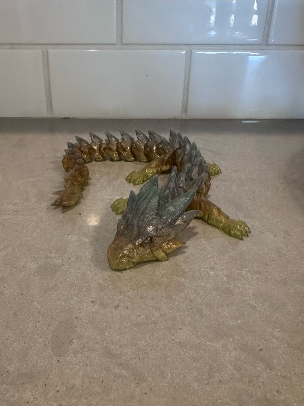3D Printed Crystal Dragon